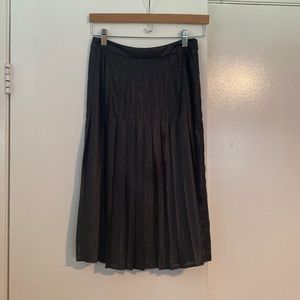 Trouvé, pleated mid-length skirt, XS